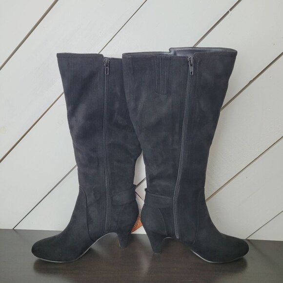 NEW Bella Vita Wide Calf  Womens 8M Troy iiplus Faux Suede Knee-High Boots 4CT - Picture 4 of 12